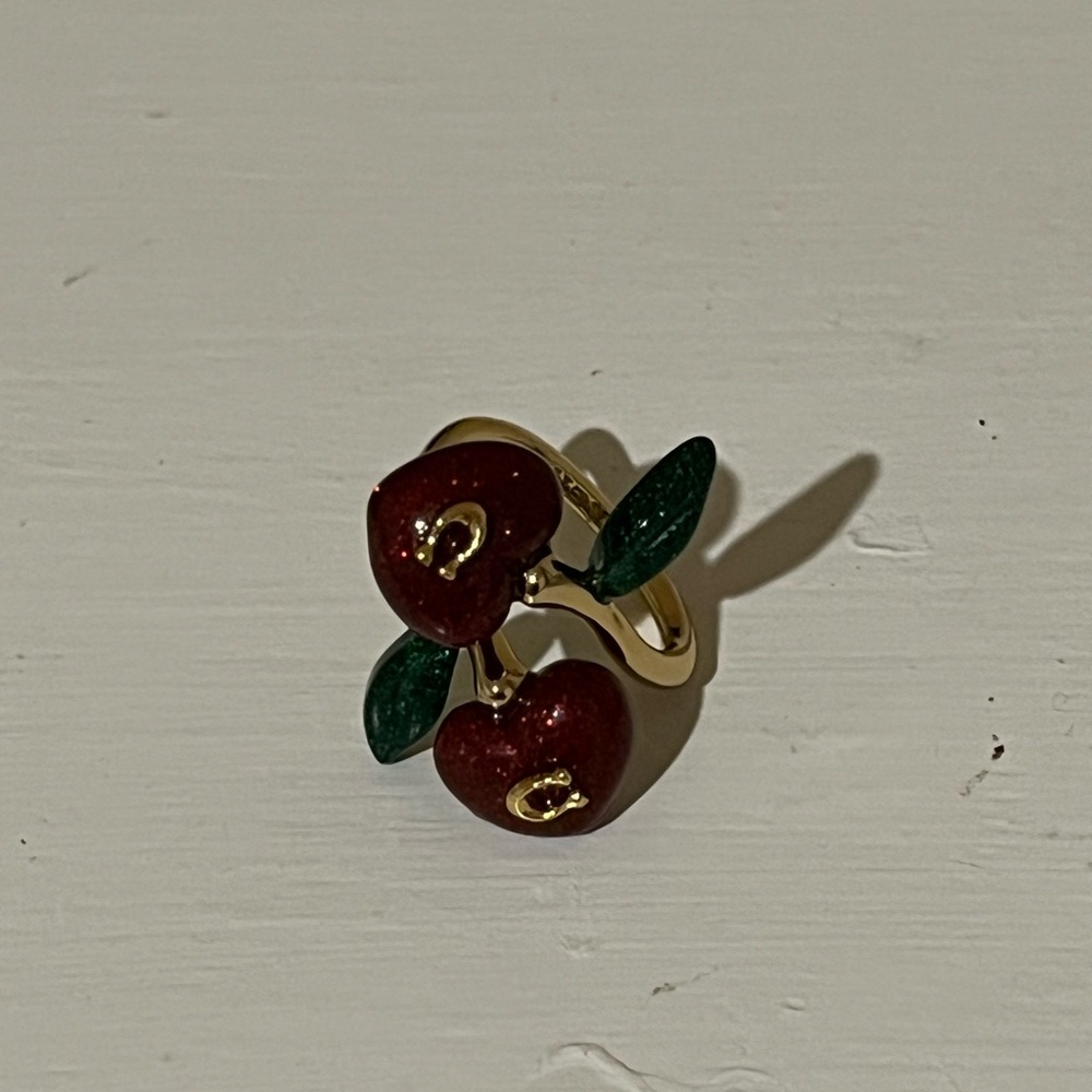 Coach Signature Cherry Ring